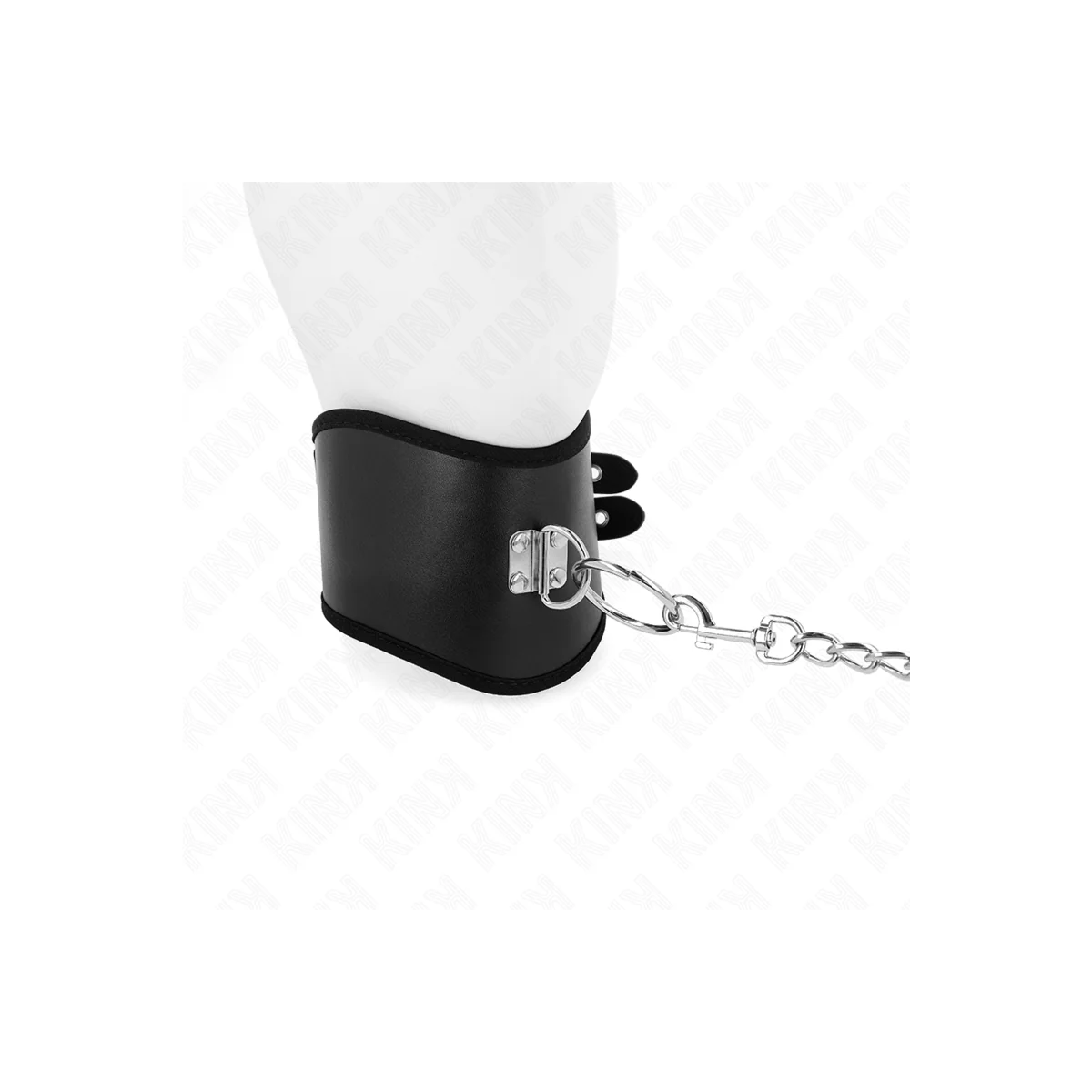 Halskette 65 cm mit Breitem Riemen Verstellbar 40-55 cm X 10 cm von Kink Collar & Gag kaufen | Fesselliebe