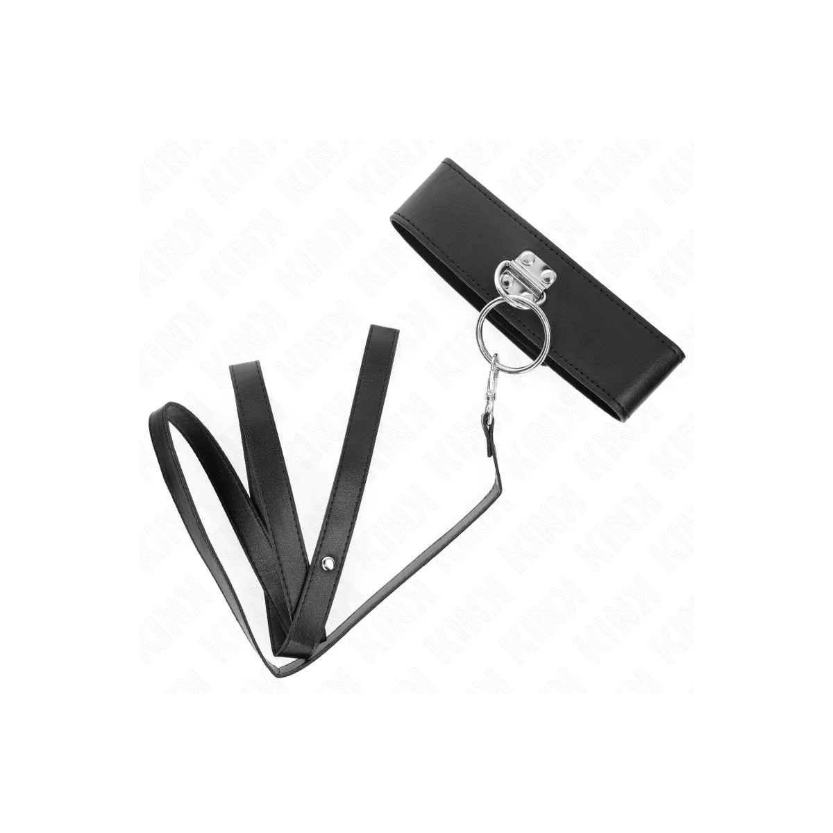 Nietenleine 116 cm Halsband mit Kunstlederband 50 X 5 cm von Kink Collar & Gag kaufen | Fesselliebe