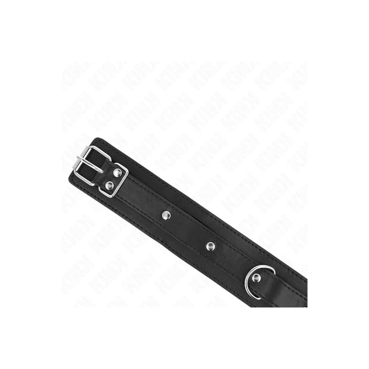 Halskette mit Leine 65 cm 1 Ring Verstellbar 38-49 cm X 5 cm von Kink Collar & Gag kaufen | Fesselliebe