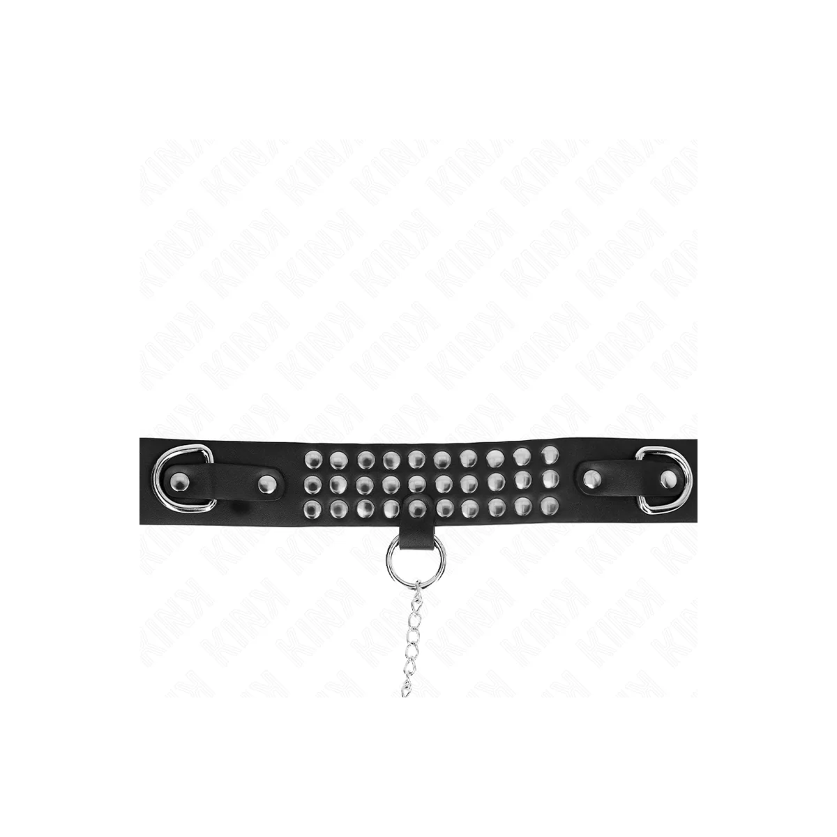 Halskette mit Band 65 cm Glänzend Verstellbar 37-42 cm X 5,3 cm von Kink Collar & Gag kaufen | Fesselliebe
