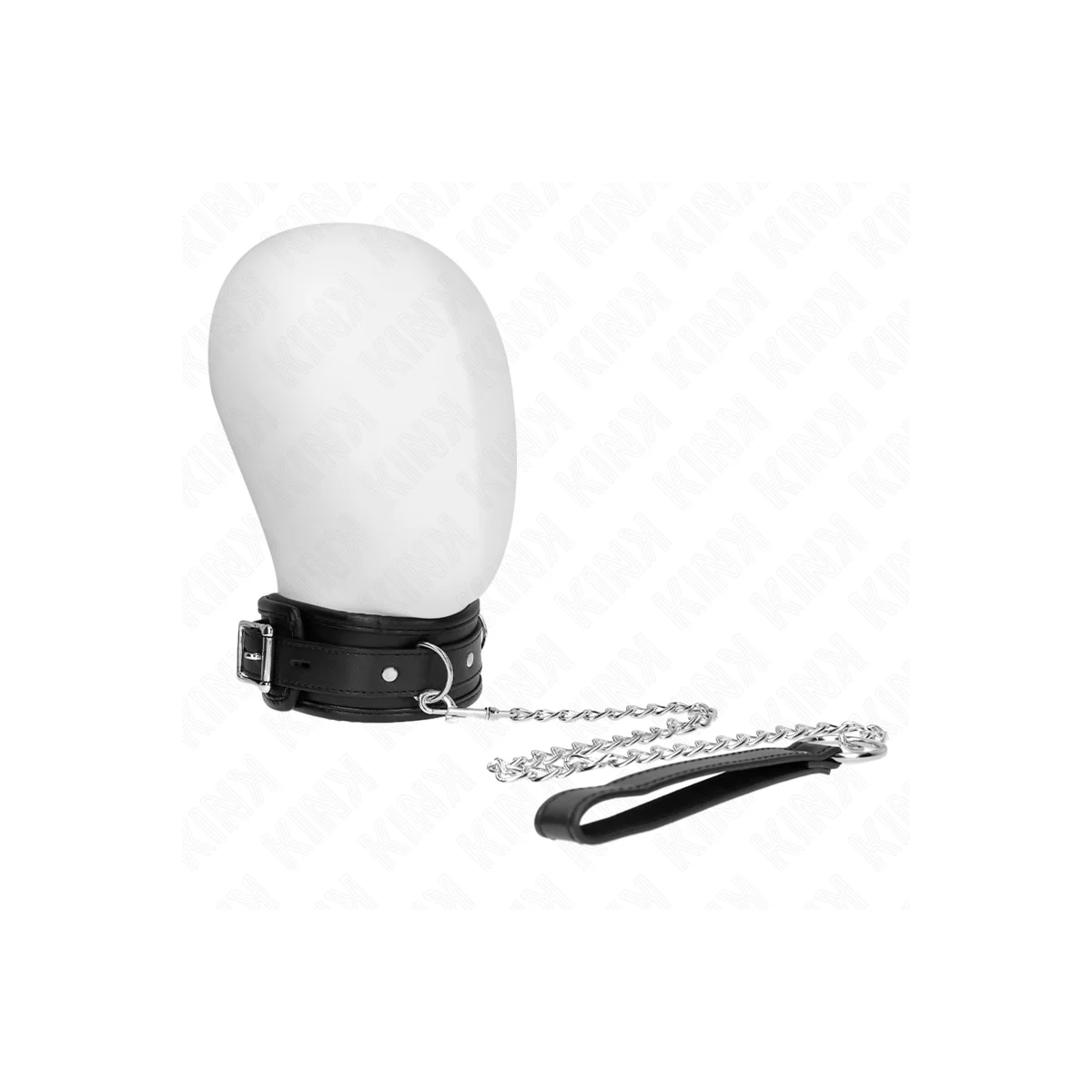 Basismodell Halsband mit Leine 65 cm Modell 1 53 X 6 cm von Kink Collar & Gag kaufen | Fesselliebe