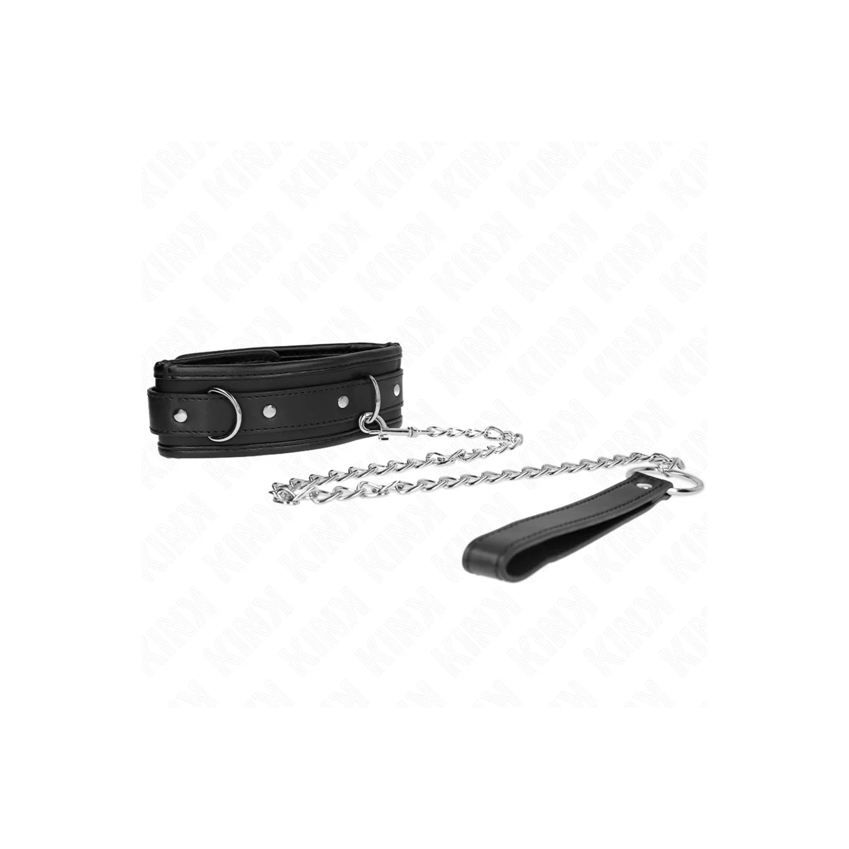 Basismodell Halsband mit Leine 65 cm Modell 1 53 X 6 cm von Kink Collar & Gag kaufen | Fesselliebe