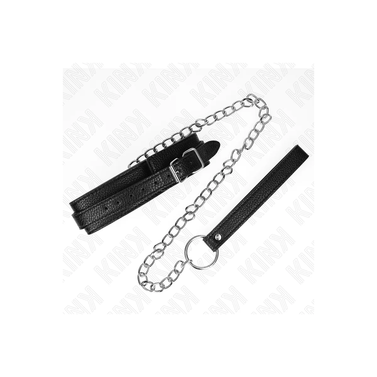 Halskette mit Schlangenmuster und Leine 65 cm von Kink Collar & Gag kaufen | Fesselliebe