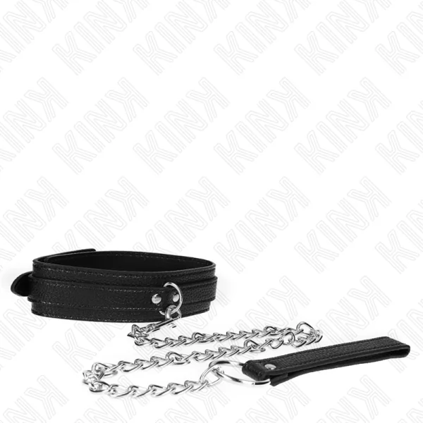 Halskette mit Schlangenmuster und Leine 65 cm von Kink Collar & Gag kaufen | Fesselliebe