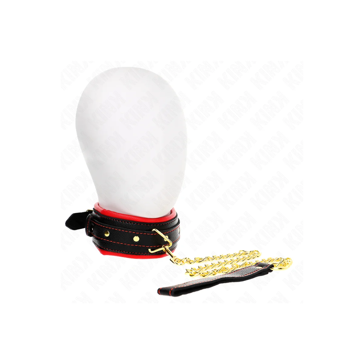 Halskette mit Schwammkunstlederband Modell 2 Verstellbar 37-54 cm X 3 cm von Kink Collar & Gag kaufen | Fesselliebe