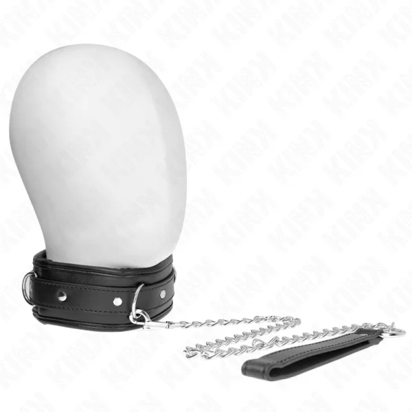 Halskette mit Schwammkunstlederband Modell 3 Verstellbar 37-54 cm X 3 cm von Kink Collar & Gag kaufen | Fesselliebe