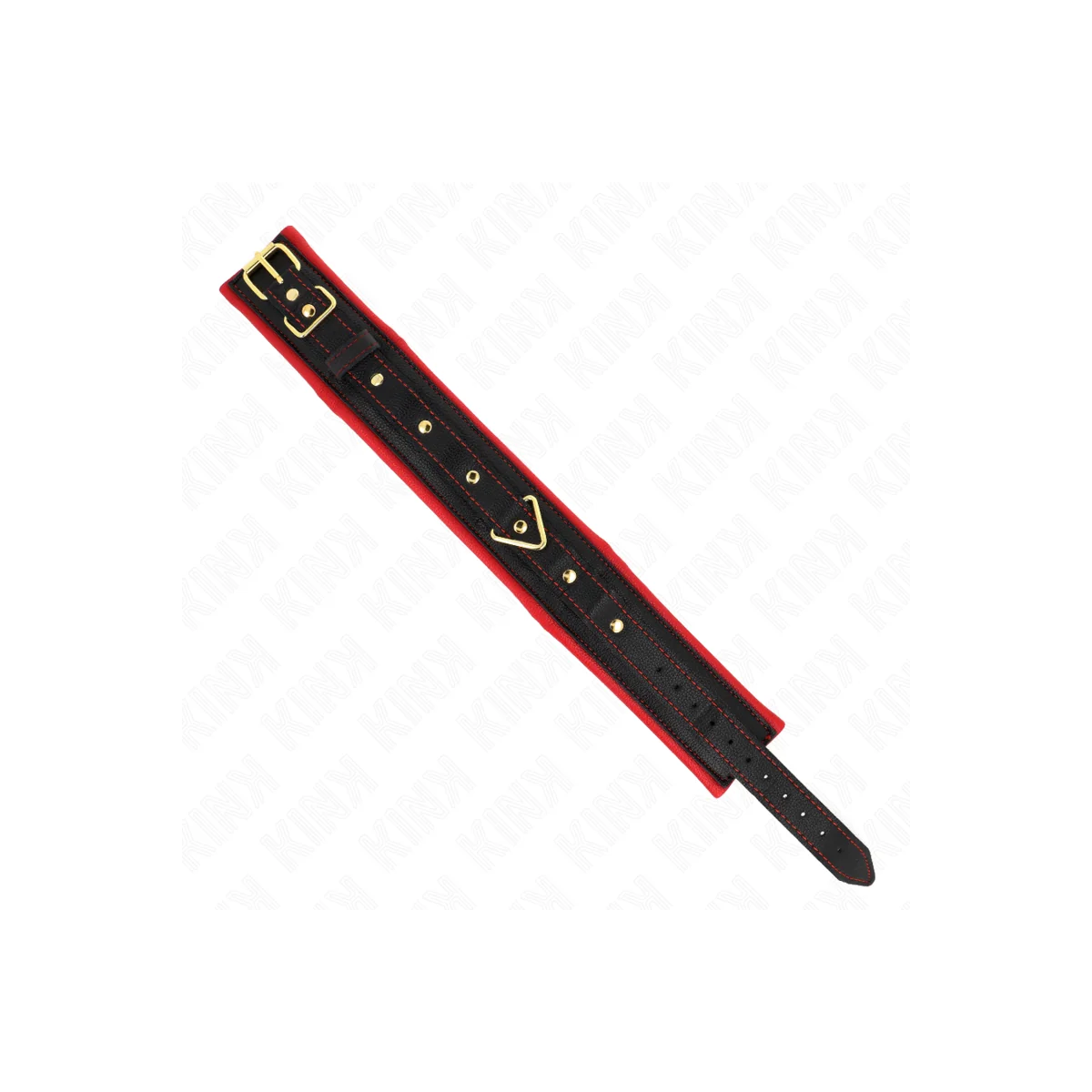 Halsband mit Leine aus Einfacher Stoff, Verstellbar 33-48 cm X 5,7 cm von Kink Collar & Gag kaufen | Fesselliebe