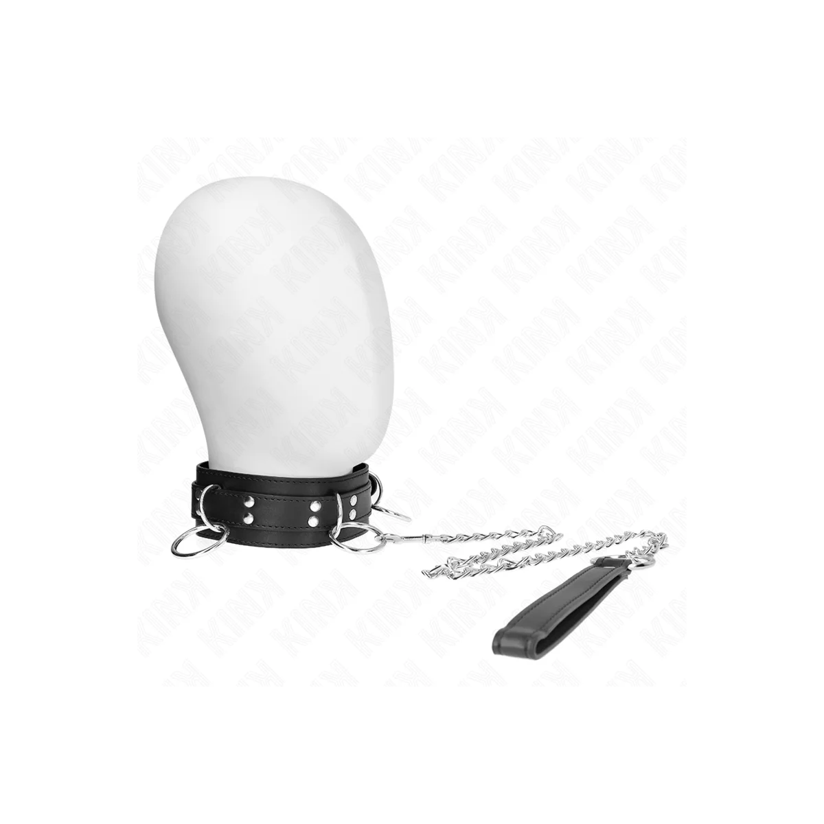 Ring-Sklaverei-Halskette mit Band 80 cm 53 X 5 cm von Kink Collar & Gag kaufen | Fesselliebe