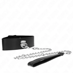 Basismodell Halsband mit Leine 65 cm Modell 0 von Kink Collar & Gag kaufen | Fesselliebe