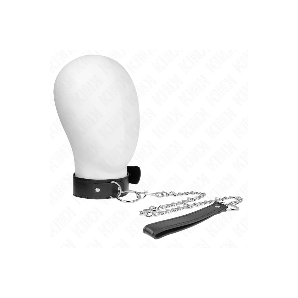 Basismodell Halsband mit Leine Modell 4 Verstellbar 36-43 cm von Kink Collar & Gag kaufen | Fesselliebe