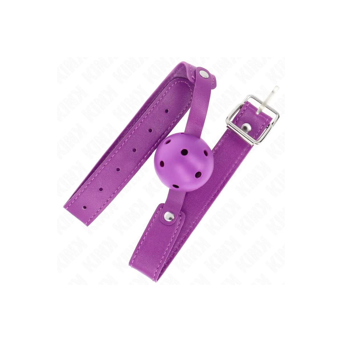 Lila Atmungsaktiver Ball 4,5 cm Mag 65 X 2,5 cm von Kink Collar & Gag kaufen | Fesselliebe