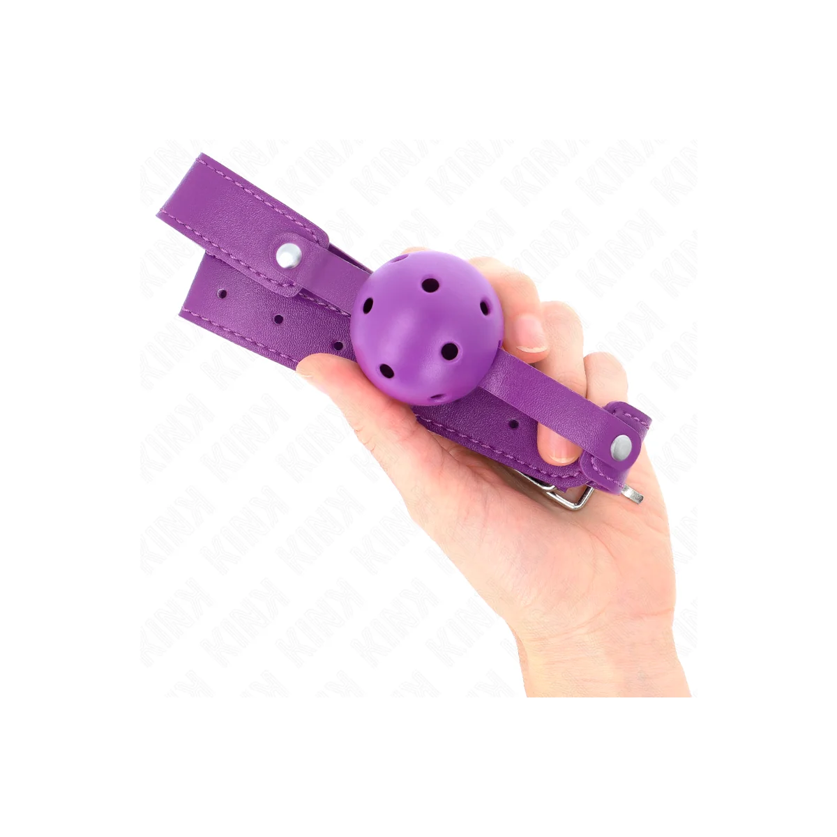 Lila Atmungsaktiver Ball 4,5 cm Mag 65 X 2,5 cm von Kink Collar & Gag kaufen | Fesselliebe