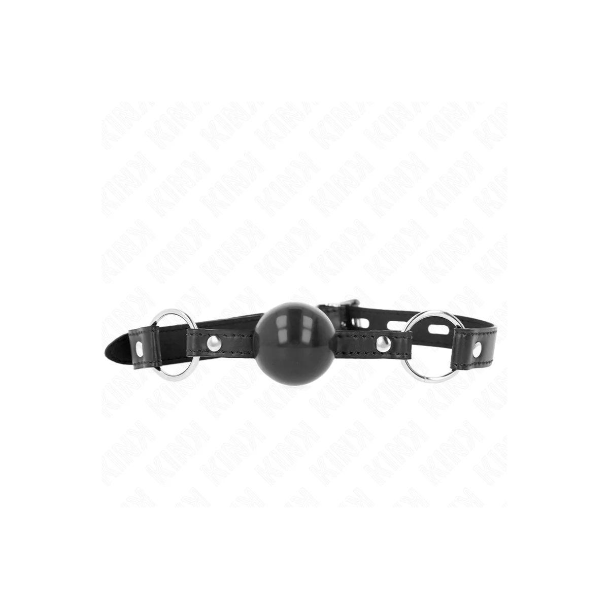 Schwarzer Tpe-Ball 4 cm Knebel 60 X 2 cm von Kink Collar & Gag kaufen | Fesselliebe