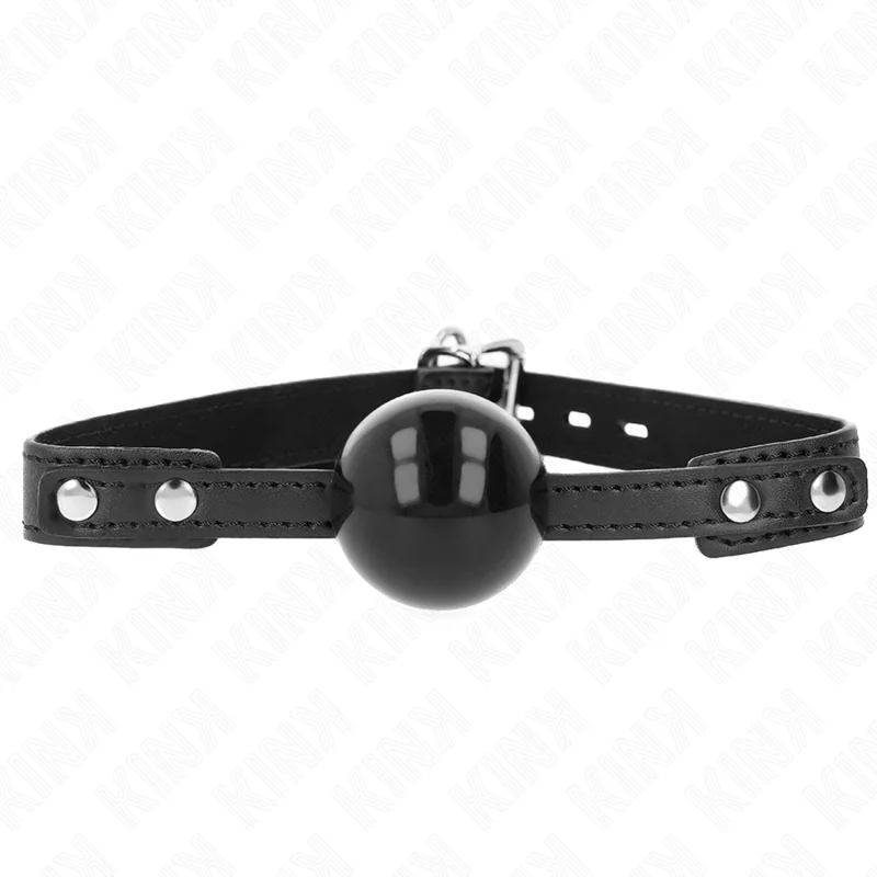 Soft Tpe Ball 4 cm Gag Modell 3 60 X 2 cm Verstellbar 37-52 cm von Kink Collar & Gag kaufen | Fesselliebe