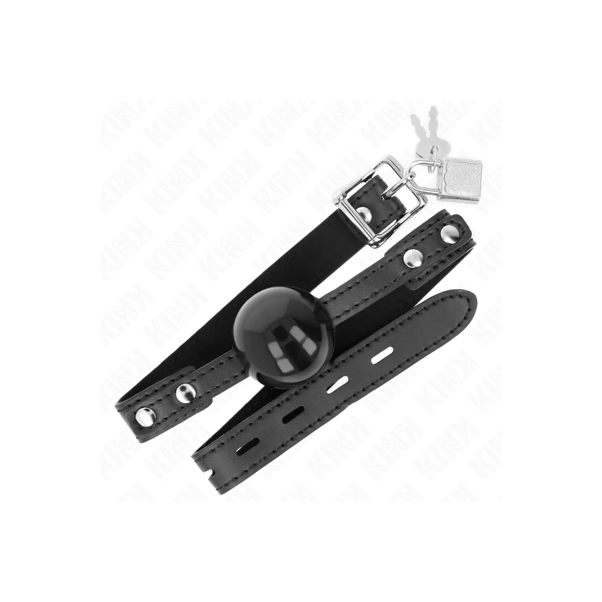 Soft Tpe Ball 4 cm Gag Modell 3 60 X 2 cm Verstellbar 37-52 cm von Kink Collar & Gag kaufen | Fesselliebe