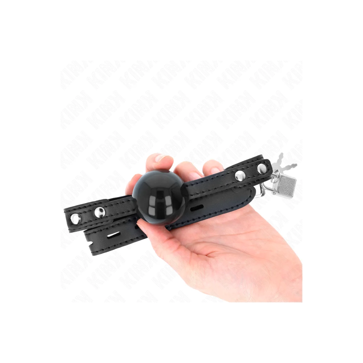 Soft Tpe Ball 4 cm Gag Modell 3 60 X 2 cm Verstellbar 37-52 cm von Kink Collar & Gag kaufen | Fesselliebe