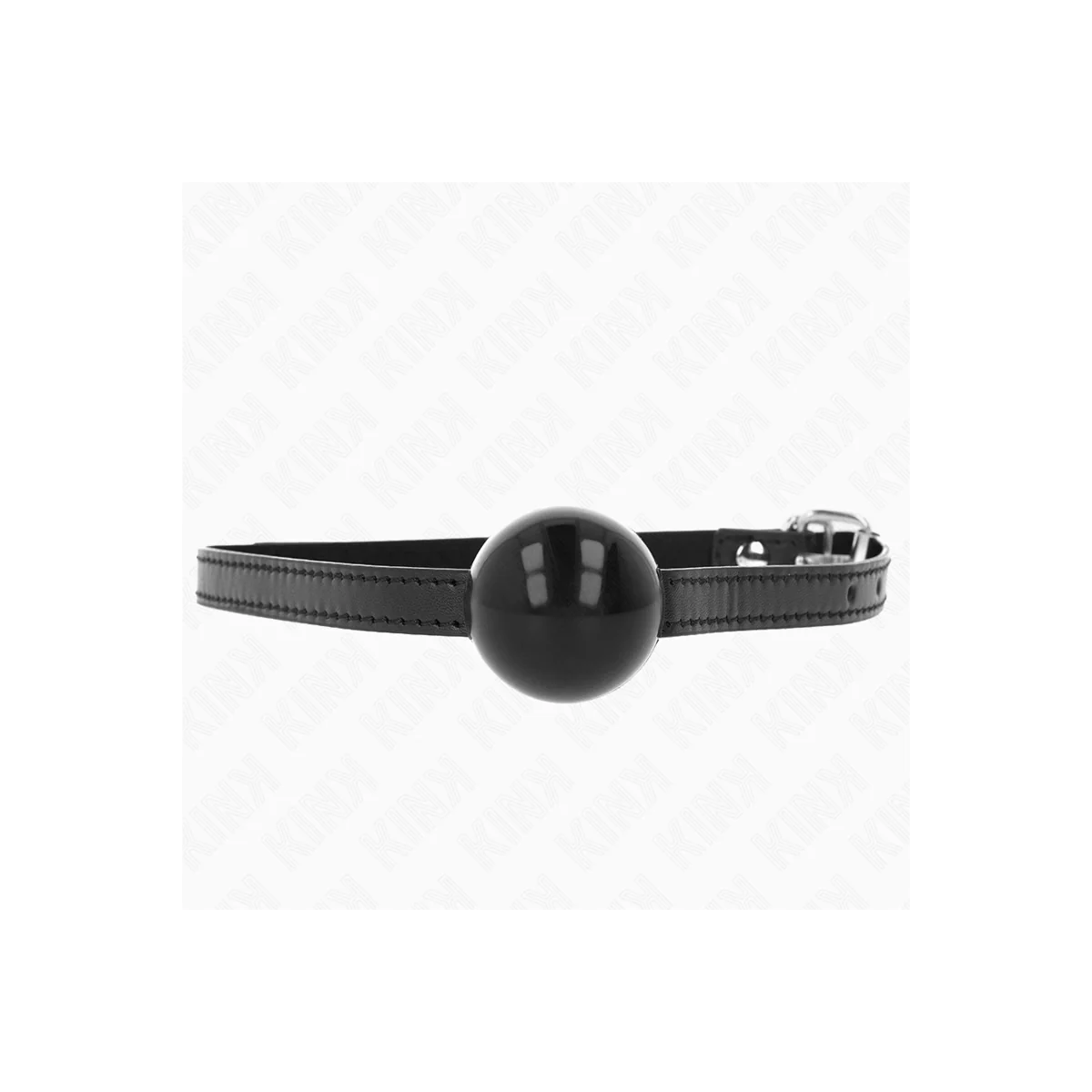 Schwarzer Einzelner Fester Ball 4 cm Gag 65 X 1,5 cm von Kink Collar & Gag kaufen | Fesselliebe