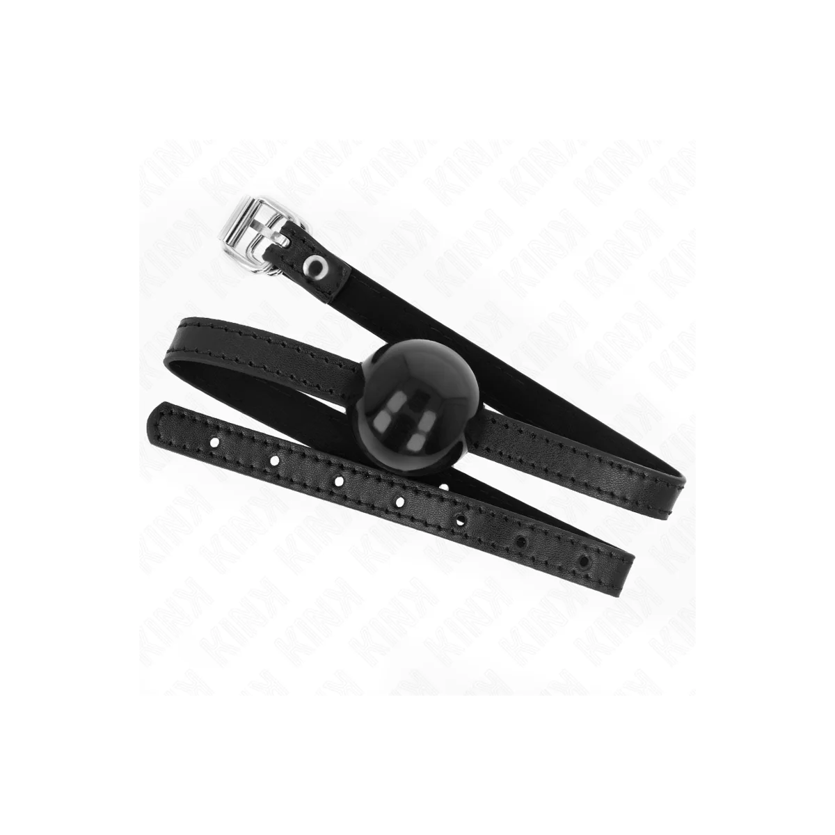Schwarzer Einzelner Fester Ball 4 cm Gag 65 X 1,5 cm von Kink Collar & Gag kaufen | Fesselliebe