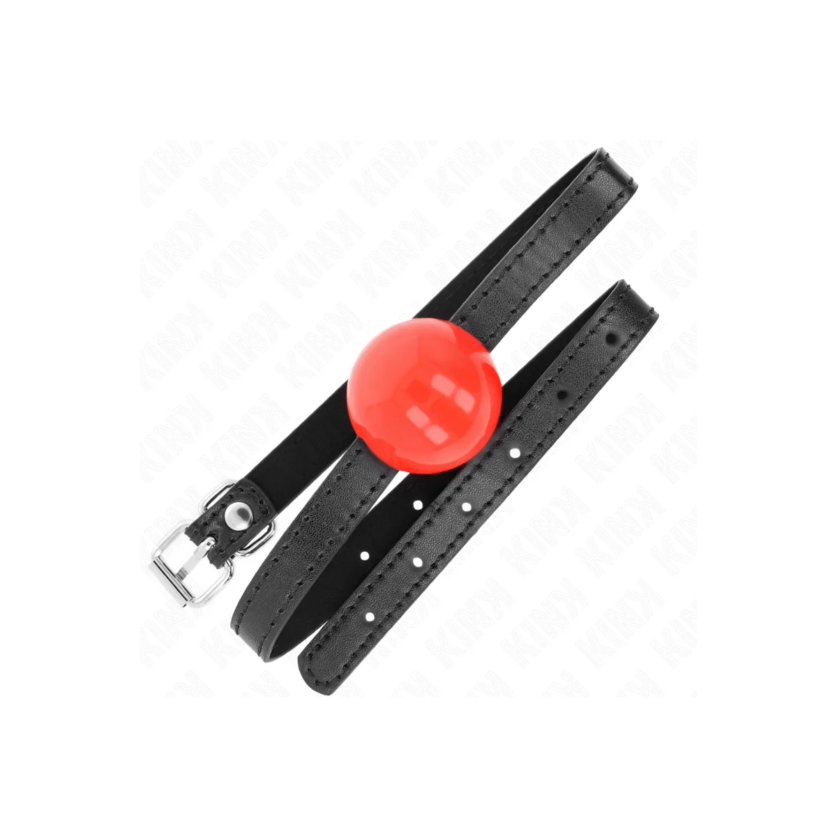 Roter Einzelner Fester Ball 4 cm Gag 65 X 1,5 cm von Kink Collar & Gag kaufen | Fesselliebe