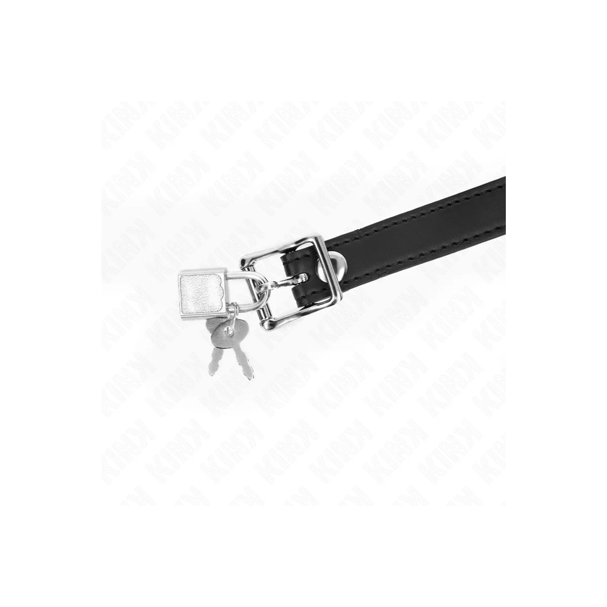 Modell 1 Silikonball 4 cm Knebel mit Schloss 60 X 2 cm von Kink Collar & Gag kaufen | Fesselliebe