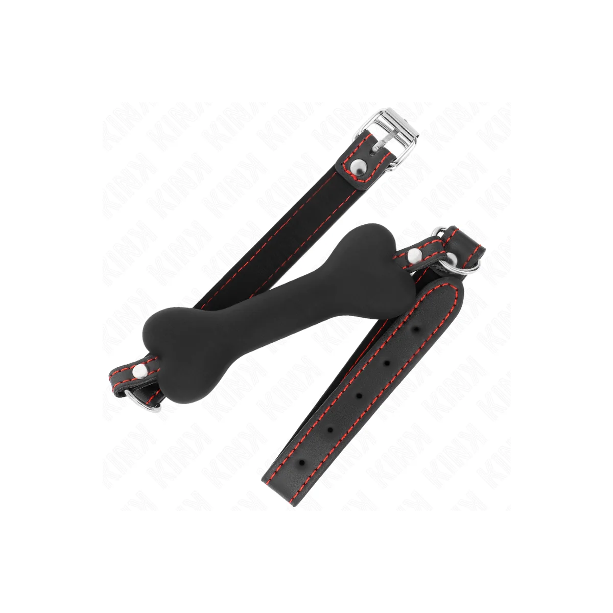 Schwarzer Knochen 12 cm Gag 63 X 2 cm von Kink Collar & Gag kaufen | Fesselliebe