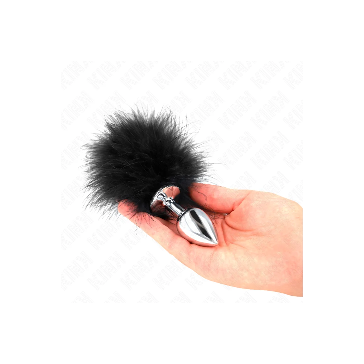 Edelstahl Anal Plug 11 X 7 cm mit Feder 11 cm von Kink Pleasure Plugs kaufen | Fesselliebe