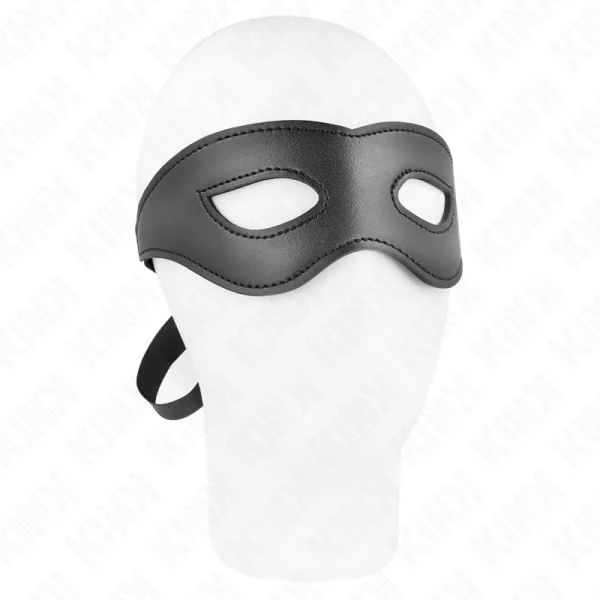 Kunstledermaske Modell 1 30 X 7 cm von Kink Masked Allure kaufen | Fesselliebe