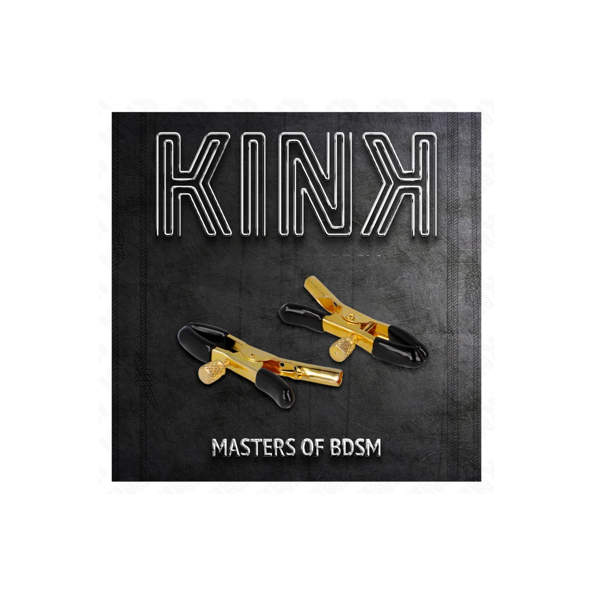 Goldene Nippelklemmen 6 cm von Kink Nipple Grip kaufen | Fesselliebe