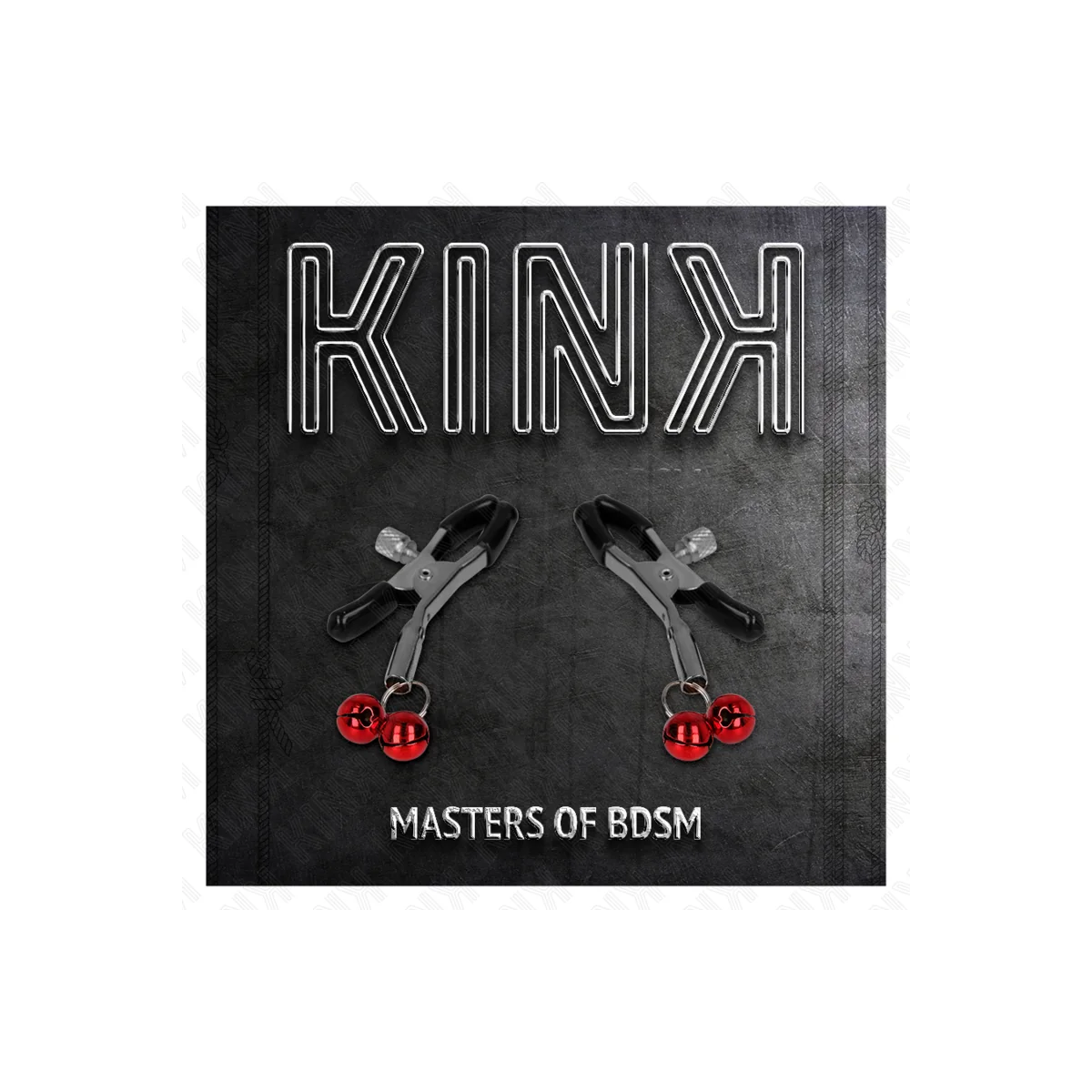 Doppelte Glocken-Nippelklammere Rot 6 cm von Kink Nipple Grip kaufen | Fesselliebe