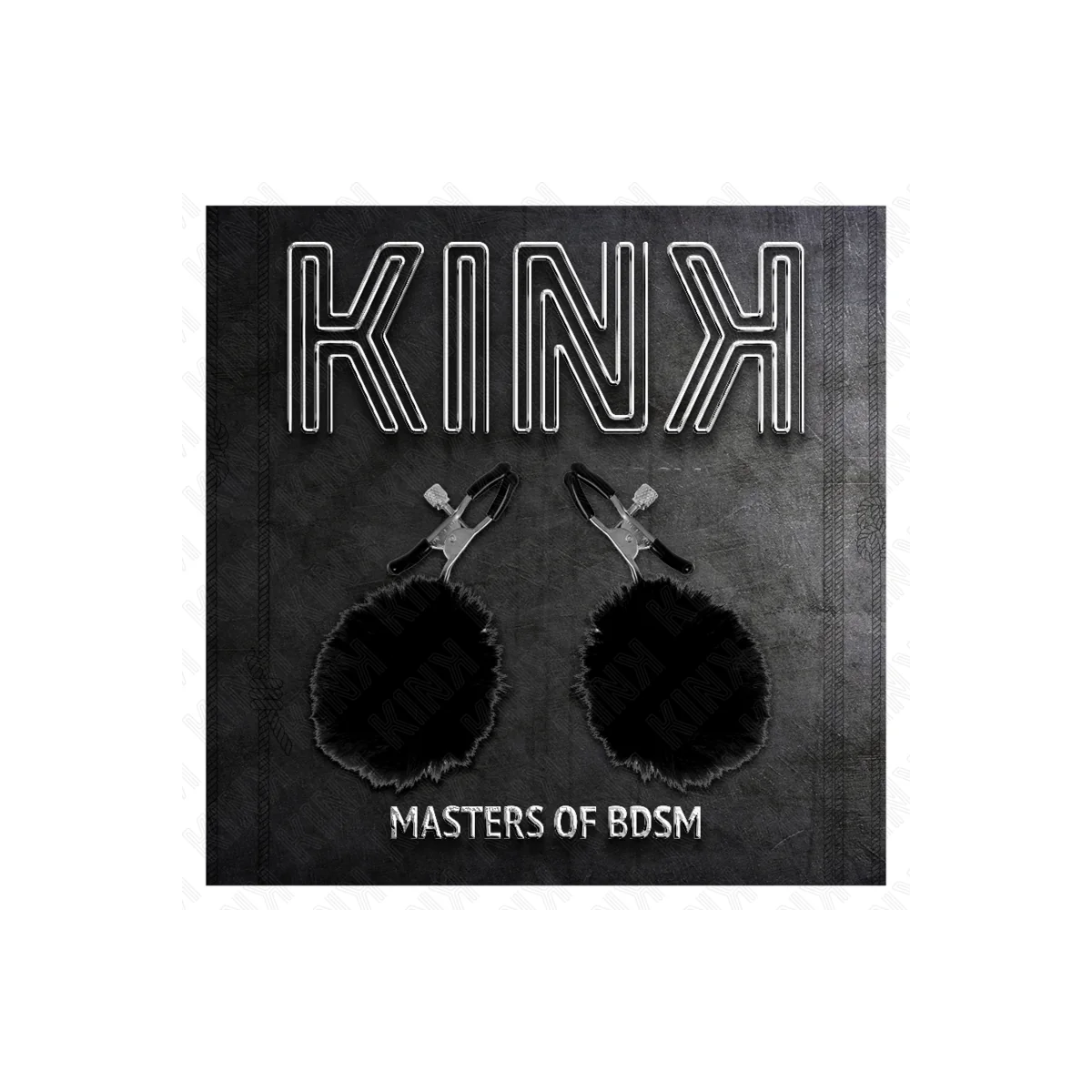 Kunstfellball-Nippelklammer Schwarz 6 cm von Kink Nipple Grip kaufen | Fesselliebe