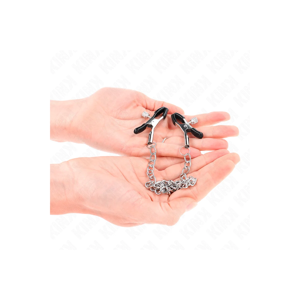 Dünne Kettennippelklammern 30 cm von Kink Nipple Grip kaufen | Fesselliebe
