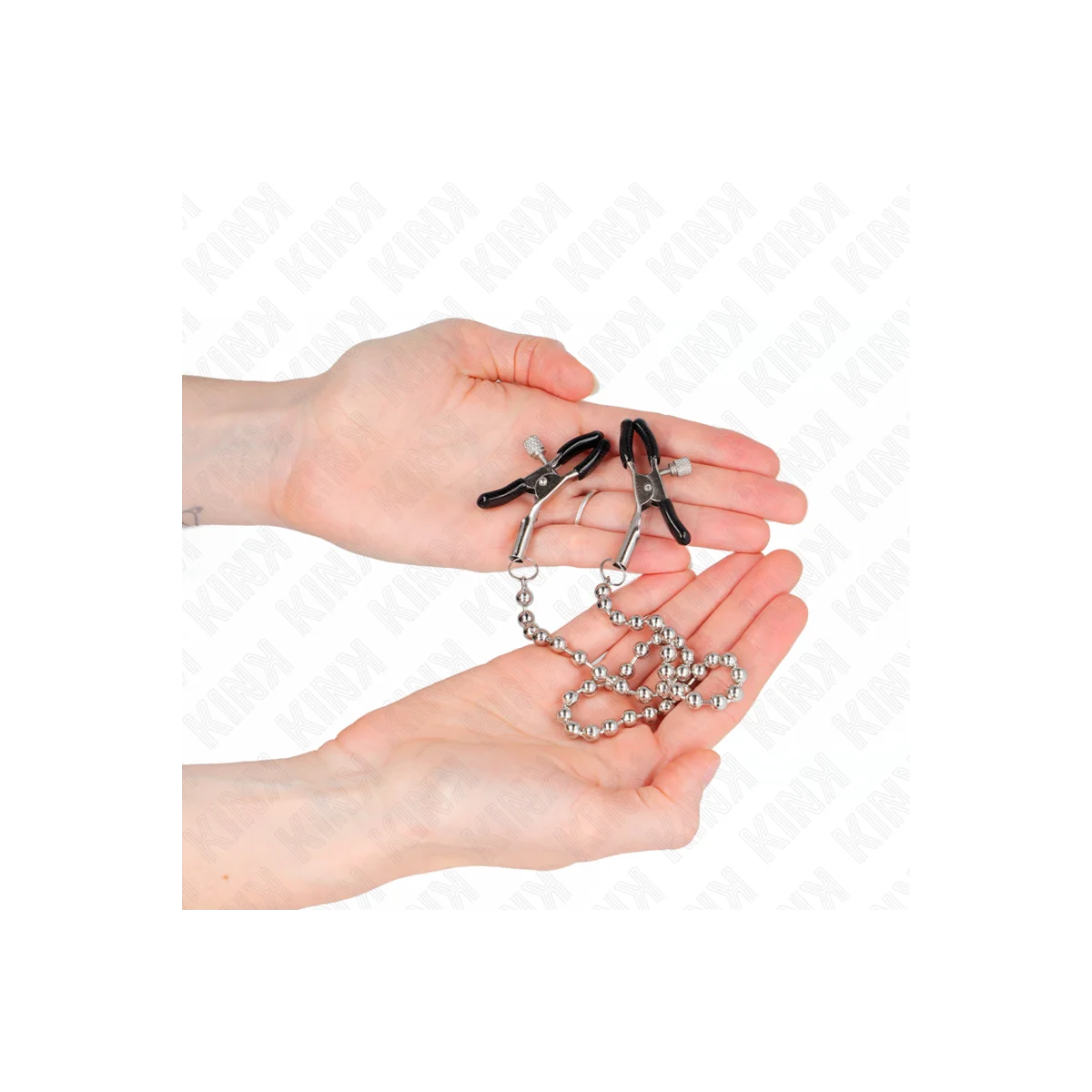Perlenkette Nippelklemmen 30 cm von Kink Nipple Grip kaufen | Fesselliebe