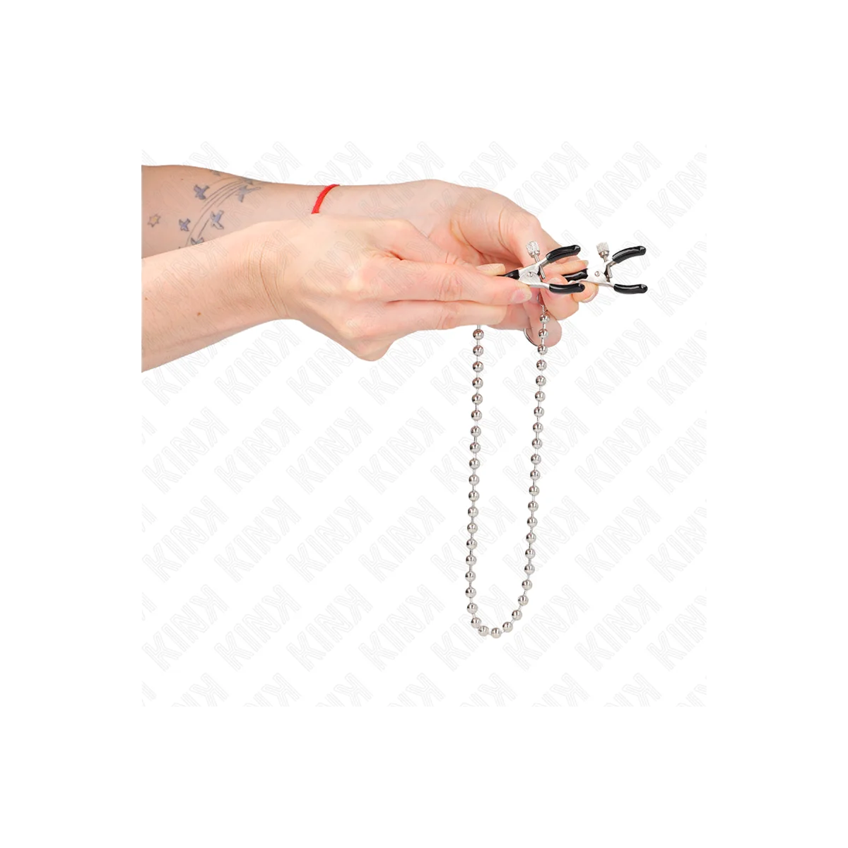 Perlenkette Nippelklemmen 30 cm von Kink Nipple Grip kaufen | Fesselliebe