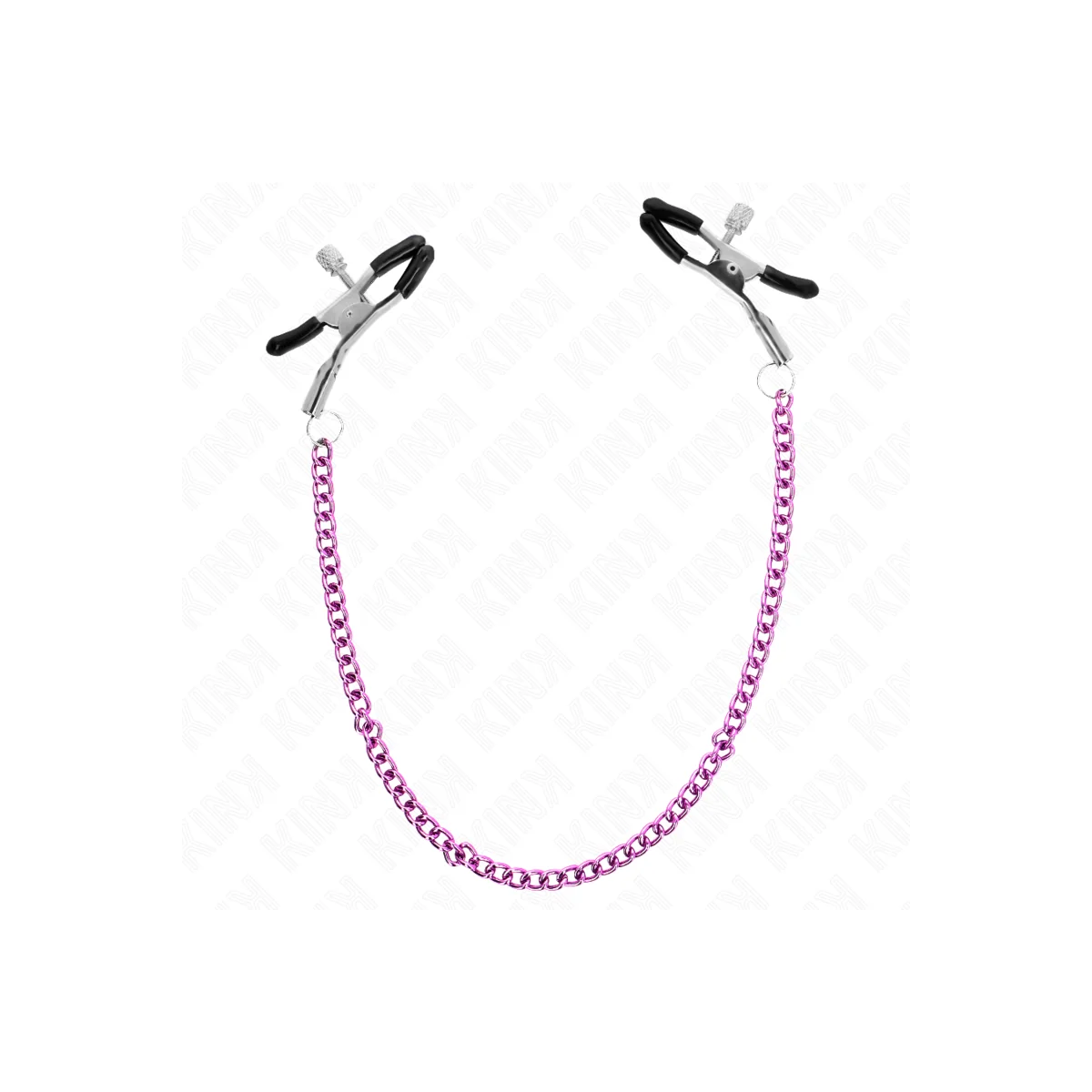 Kette Nippelklemmen Lila 30 cm von Kink Nipple Grip kaufen | Fesselliebe