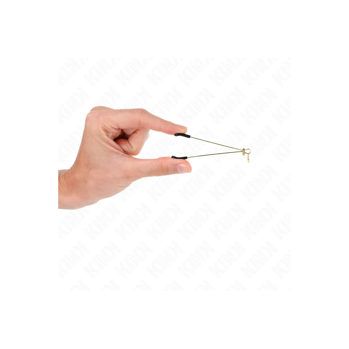 Dünne Nippelklemmen Gold 7 cm von Kink Nipple Grip kaufen | Fesselliebe