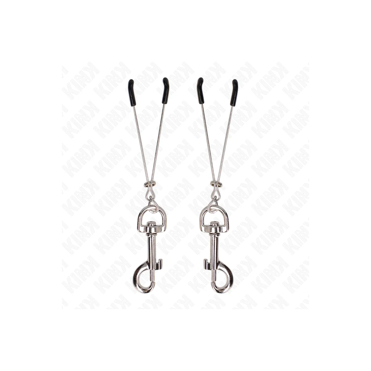 Dünne Haken-Nippelklammere Silber 7 cm von Kink Nipple Grip kaufen | Fesselliebe