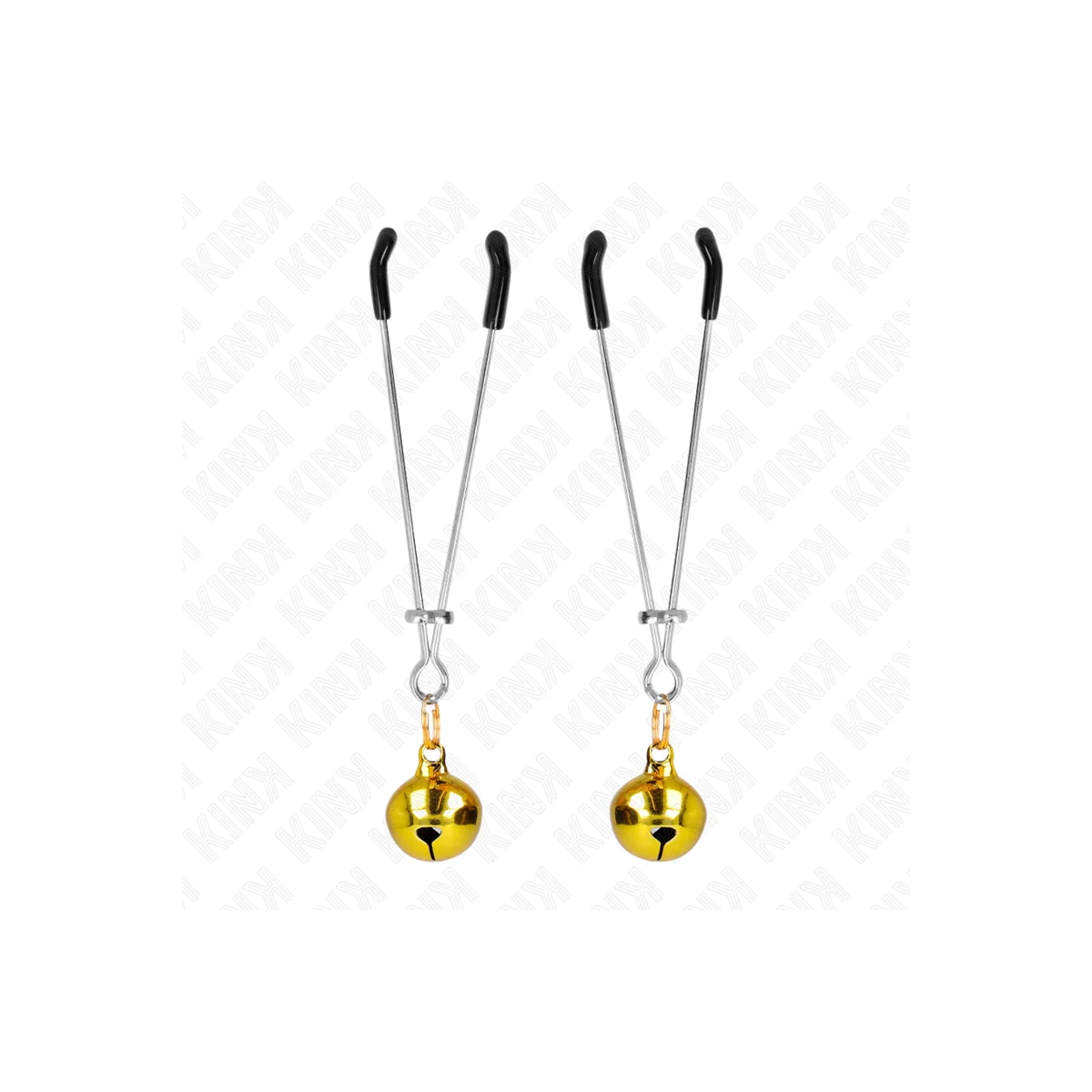 Dünne Glocken-Nippelklammern Gold 7 cm von Kink Nipple Grip kaufen | Fesselliebe