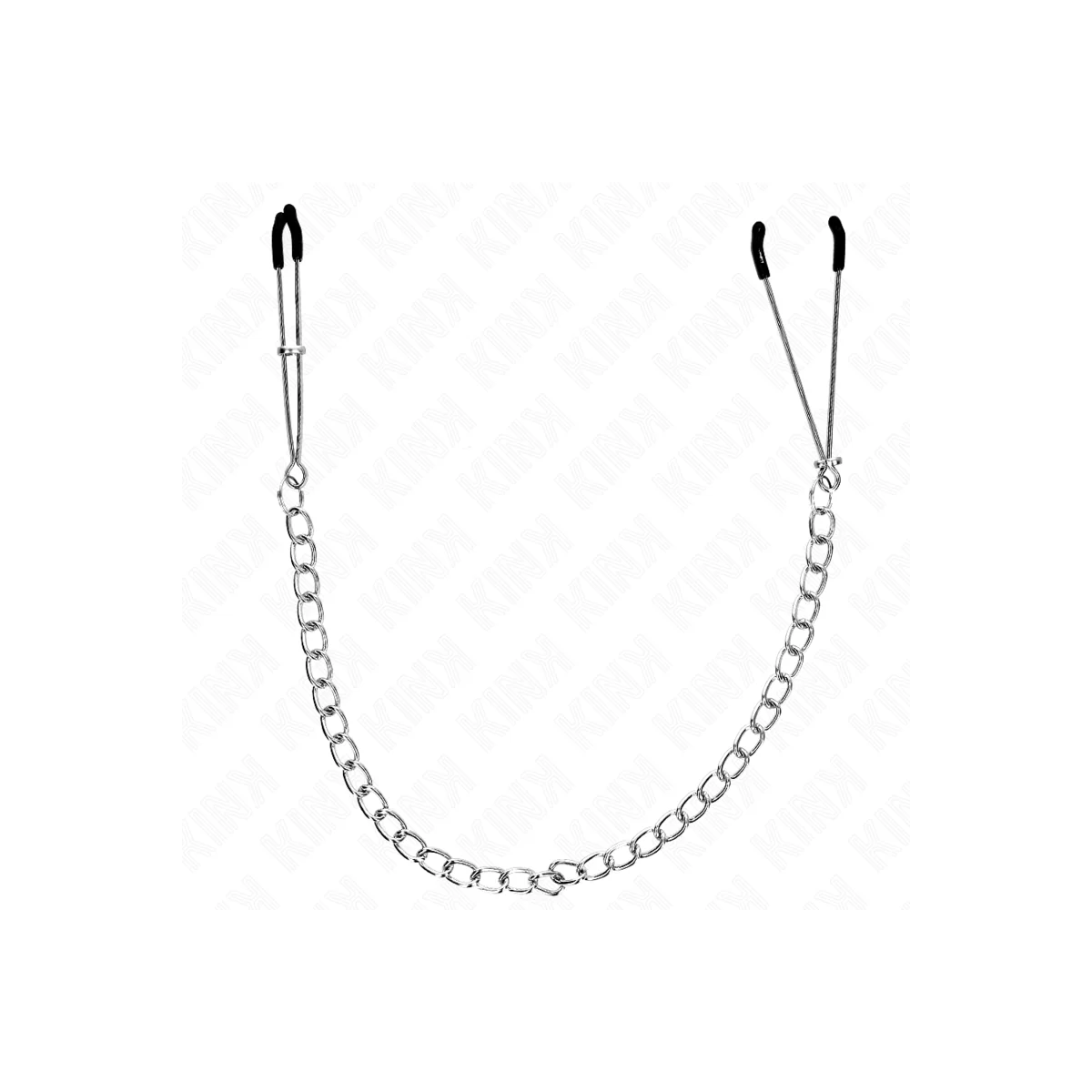 Dünne Nippelklemmen mit Dicker Kette 30 cm von Kink Nipple Grip kaufen | Fesselliebe