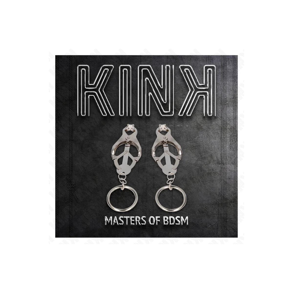 O-Ring Japanische Kleeblatt-Nippelklammern Silber von Kink Nipple Grip kaufen | Fesselliebe