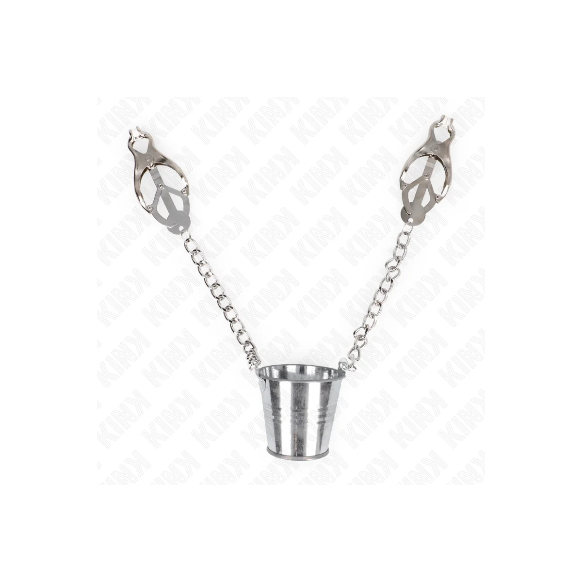 Nippelklemmen mit Eimer Silber von Kink Nipple Grip kaufen | Fesselliebe