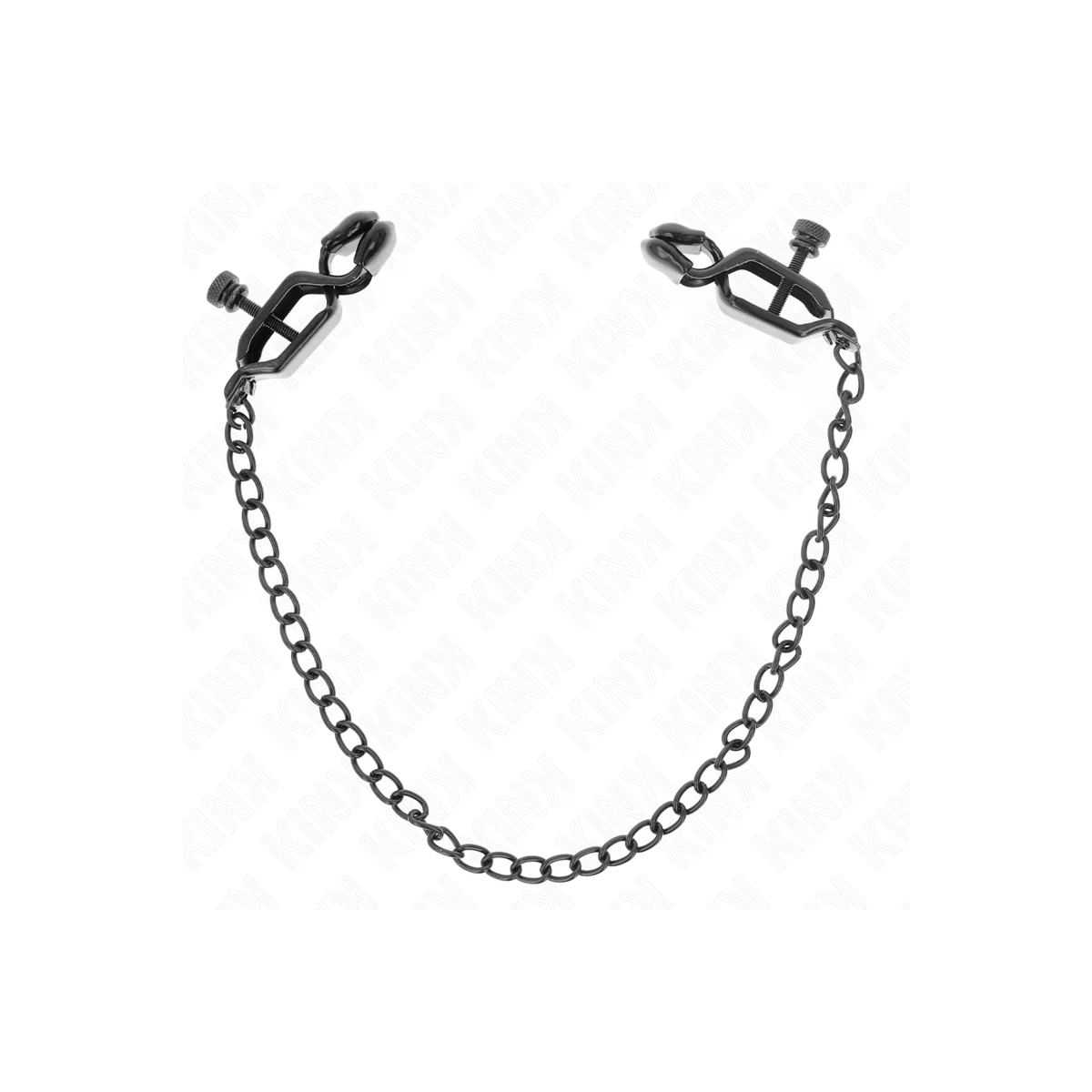 Flache Kette Nippelklemmen Schwarz 30 cm von Kink Nipple Grip kaufen | Fesselliebe