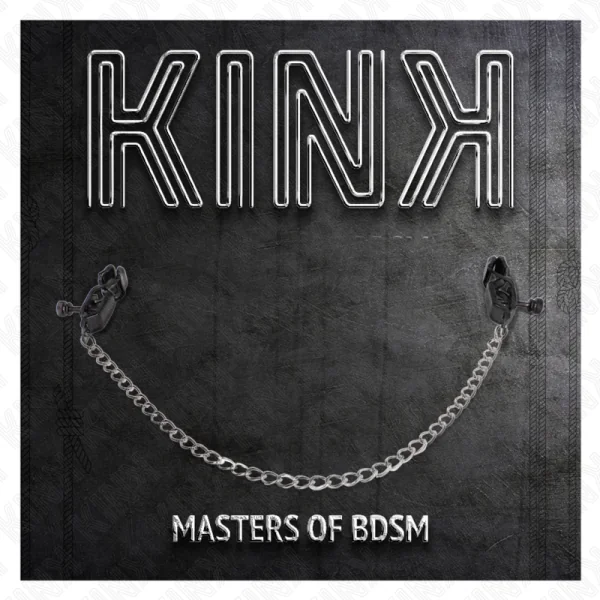 Flache Kette Nippelklemmen Silber 30 cm von Kink Nipple Grip kaufen | Fesselliebe