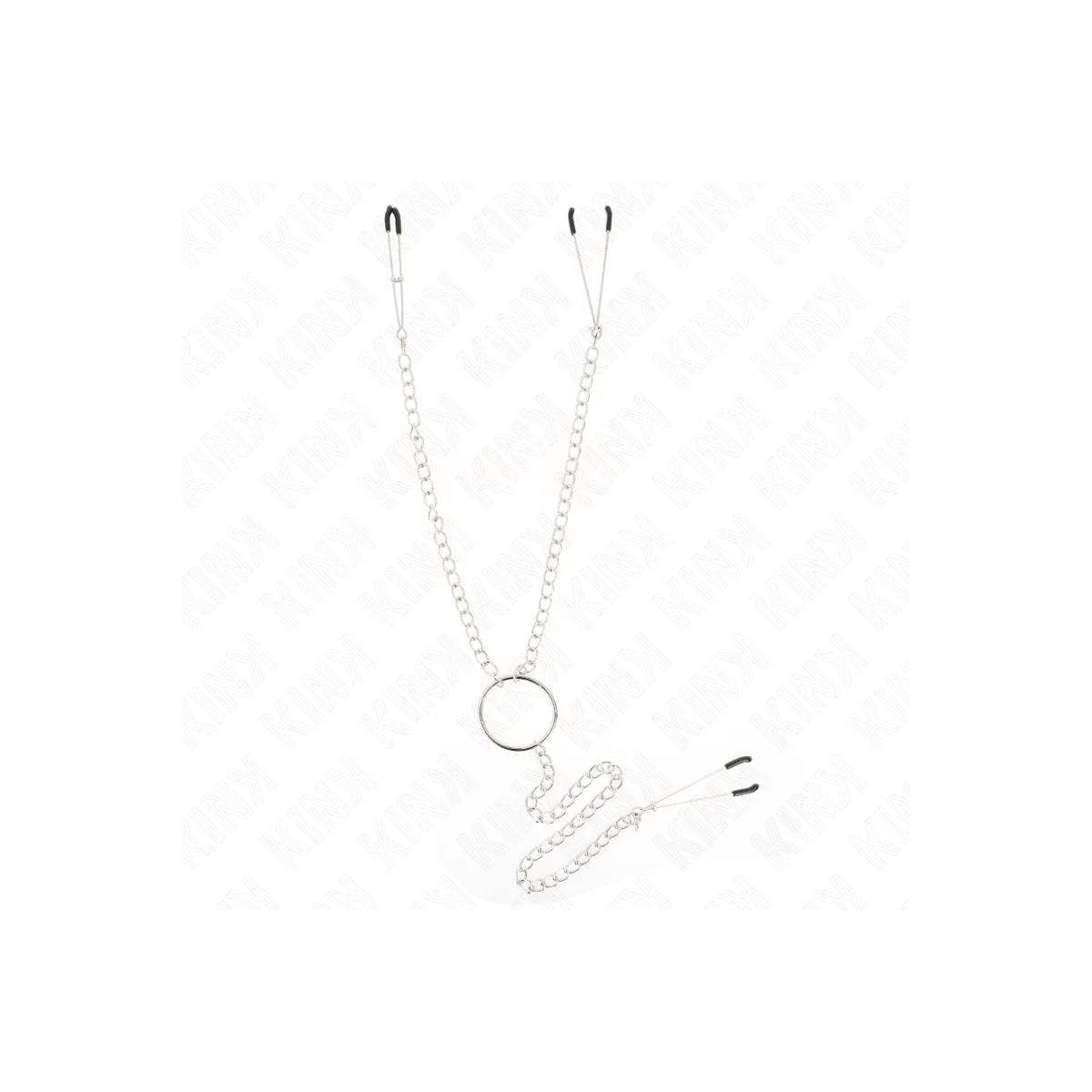 Dreifach Nippel- und Klitzisklemmen mit Kette Modell 1 von Kink Nipple Grip kaufen | Fesselliebe