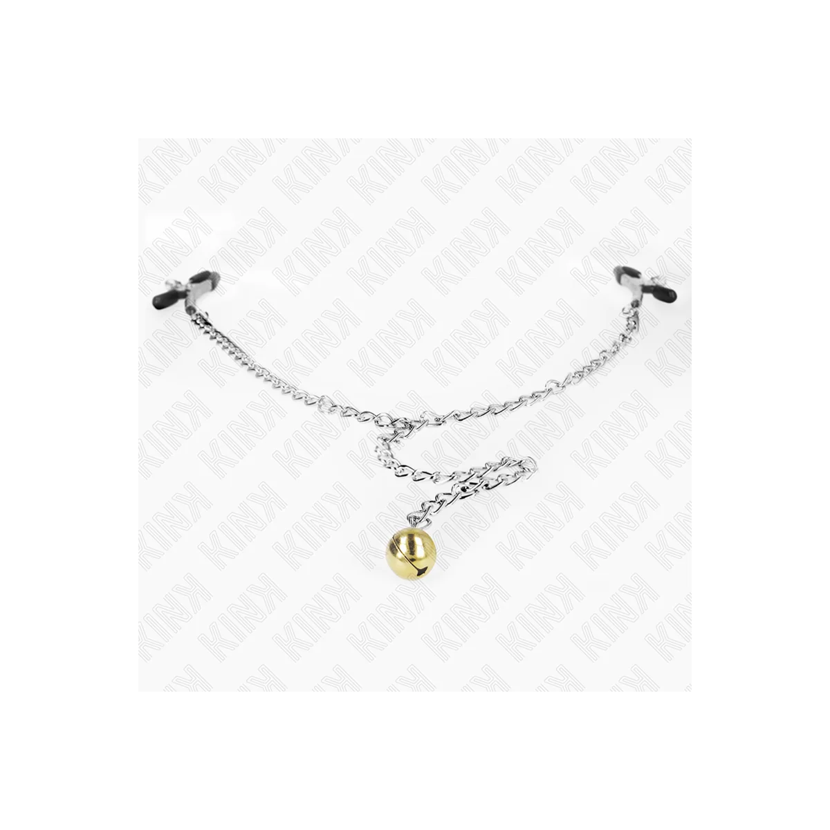 Kettennippelklammern mit Glocke 30 cm von Kink Nipple Grip kaufen | Fesselliebe