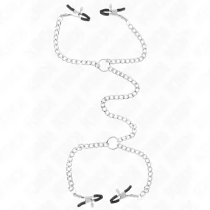 Ketten-Nippelklammern 32 cm mit Ketten 14 cm von Kink Nipple Grip kaufen | Fesselliebe