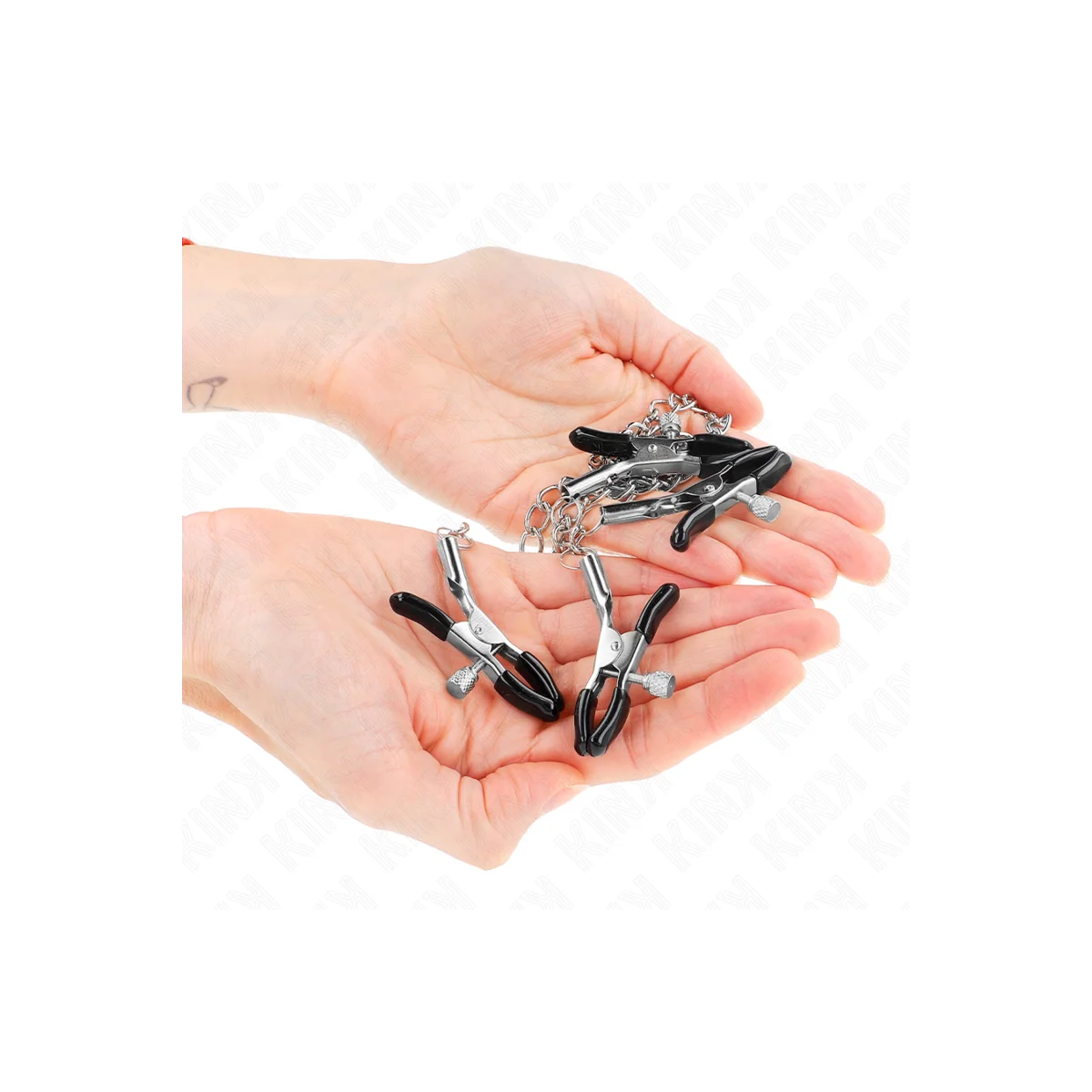 Nippel- und Kitzlerklammern Verstellbar, Silber von Kink Nipple Grip kaufen | Fesselliebe