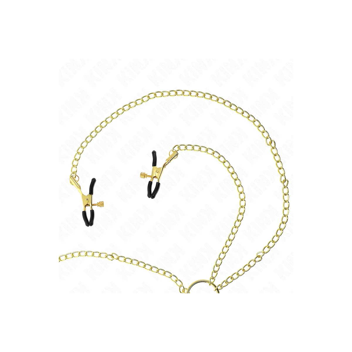 Nippel- und Kitzlerklammern, Verstellbar, Gold von Kink Nipple Grip kaufen | Fesselliebe