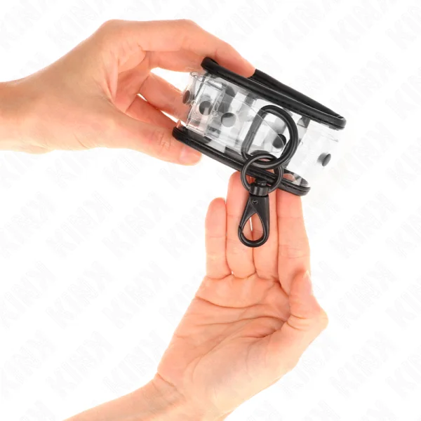 Transparent Handgelenkmanschetten Verstellbar 18-30 cm X 5,5 cm von Kink Wrist Restraint kaufen | Fesselliebe