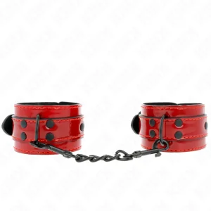 Dunkelrote Handgelenkmanschetten 23 X 5 cm von Kink Wrist Restraint kaufen | Fesselliebe