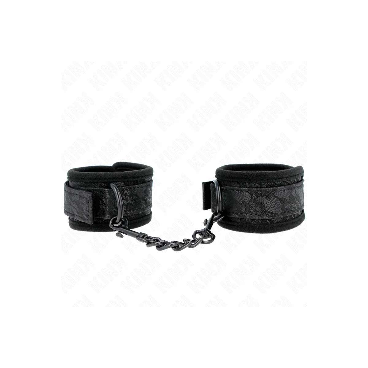 Dark Lace Cuffs Neoprene Handgelenk Manschetten Verstellbar Schwarz 20-29 cm X 5 cm von Kink Wrist Restraint kaufen | Fesselliebe